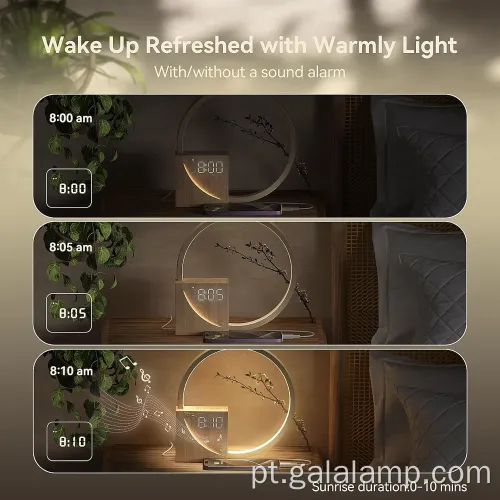 Morning Light Alarm Relock para melhor sono